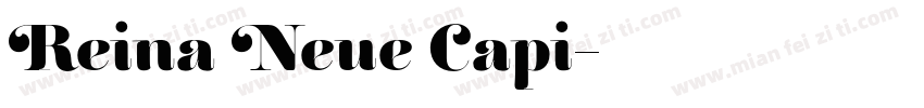 Reina Neue Capi字体转换